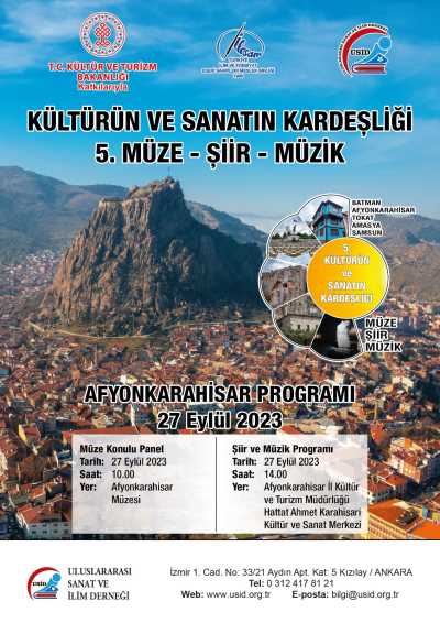 5. SANATIN VE KÜLTÜRÜN KARDEŞLİĞİ MÜZE-ŞİİR-MÜZİK ETKİNLİĞİ